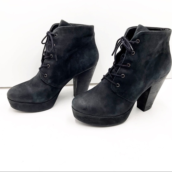 {STEVE MADDEN} 'Raspy' Distressed Leather Platform Boots - Picture 9 of 16